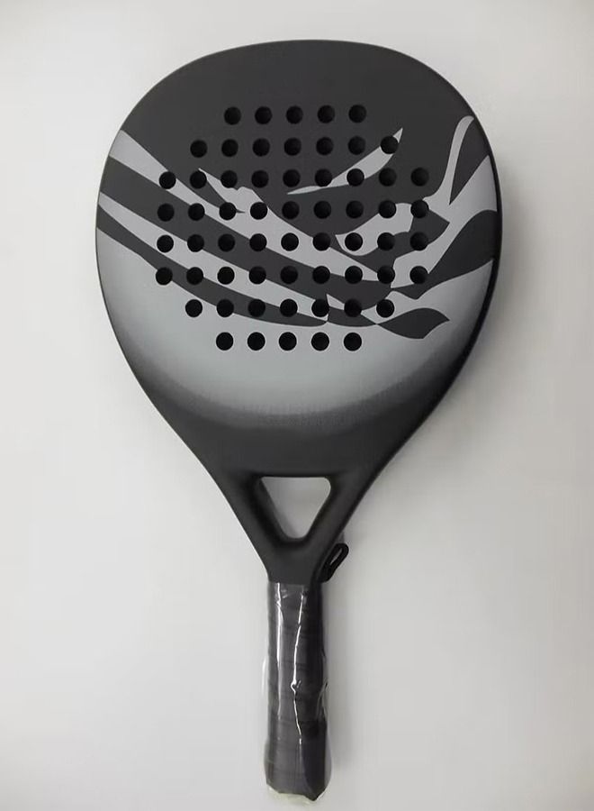 ماسي الشكل كامل ألياف الكربون مضرب تنس Padel مع غطاء حقيبة