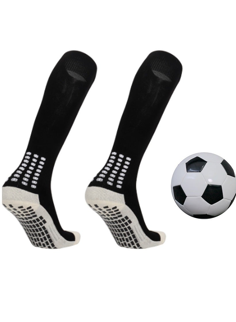 Grip Socks,Long Tube Tight Fitting Grip Socks Football Socks Wear-Resistant Football Non-Slip Football Men for Training