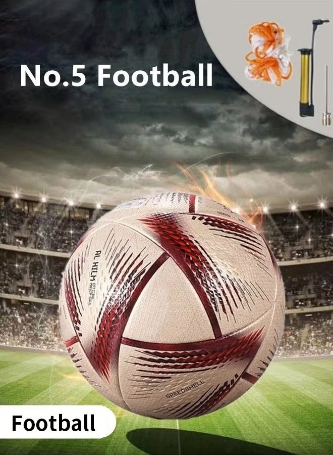 Size 5 Football World Cup Final Football Replica Hot Melt Football Adult Football Training Football 2022 Al Rihla Football Replica