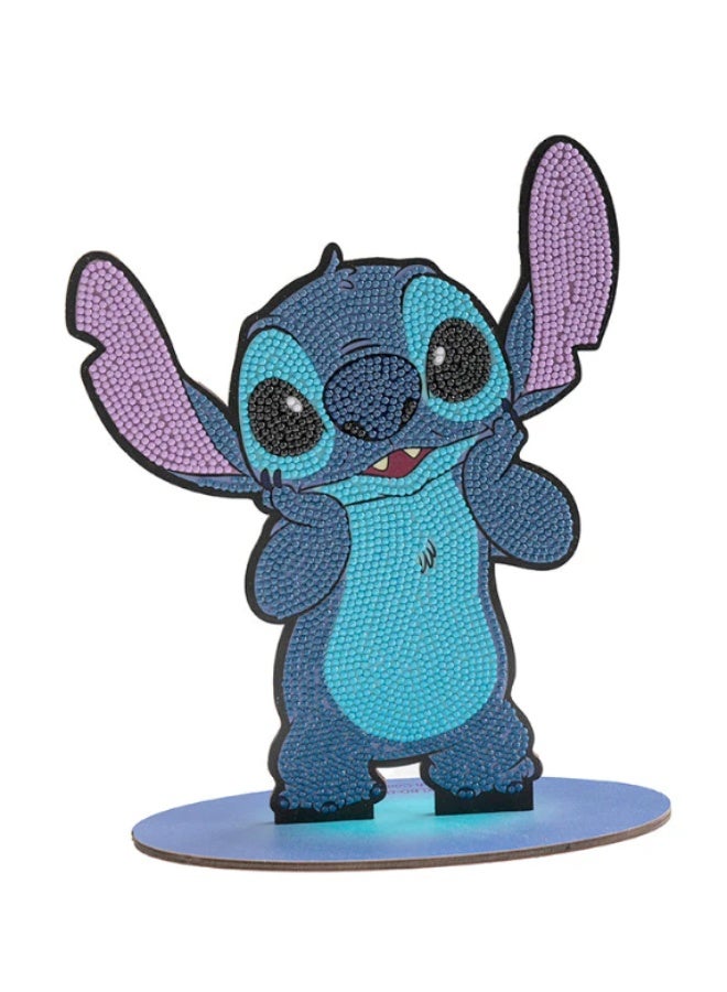 Disney Stitch XL Crystal Art Buddy Crafting Kit, 25cm MDF Figure