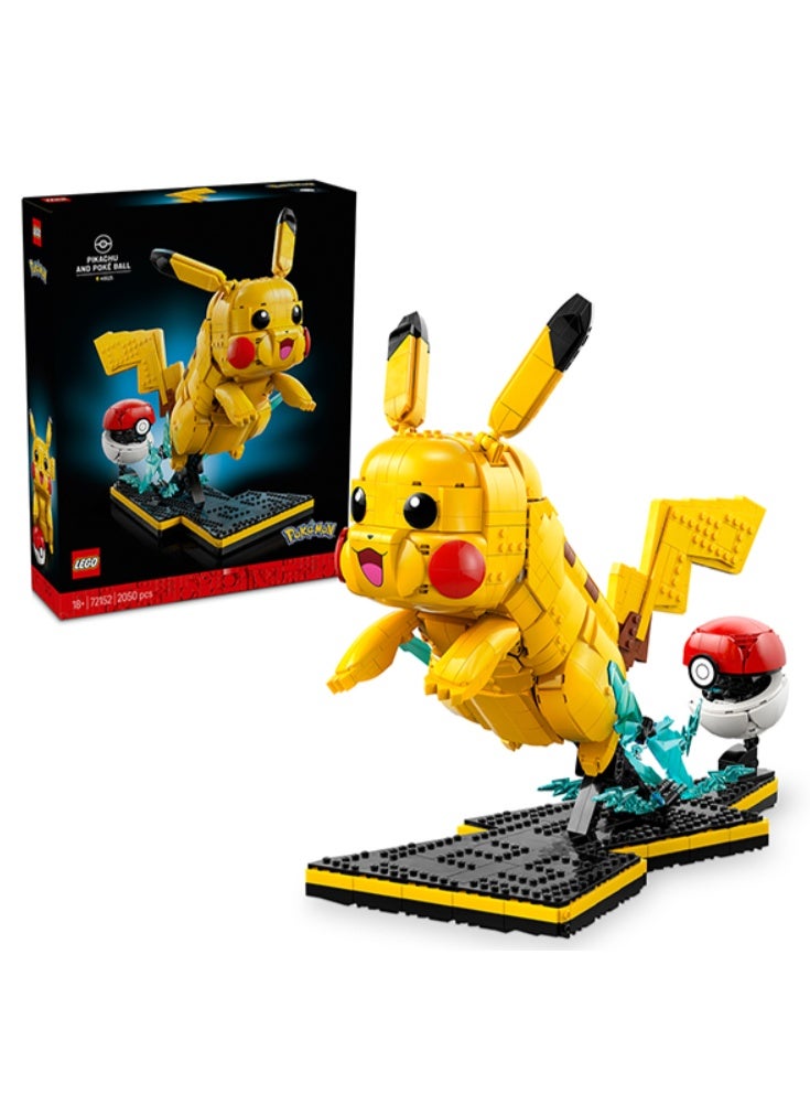 LEGO Pikachu & PokéBall Building Set