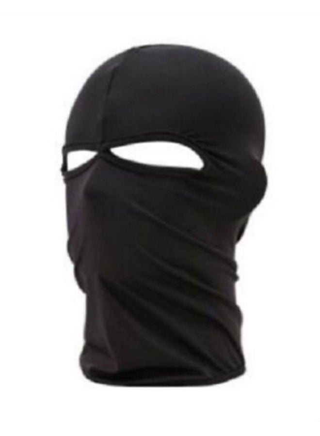 قناع تنكري للحفلات آمن ومقاوم للغبار ومضاد للرياح بلون أسود 40x22سم
