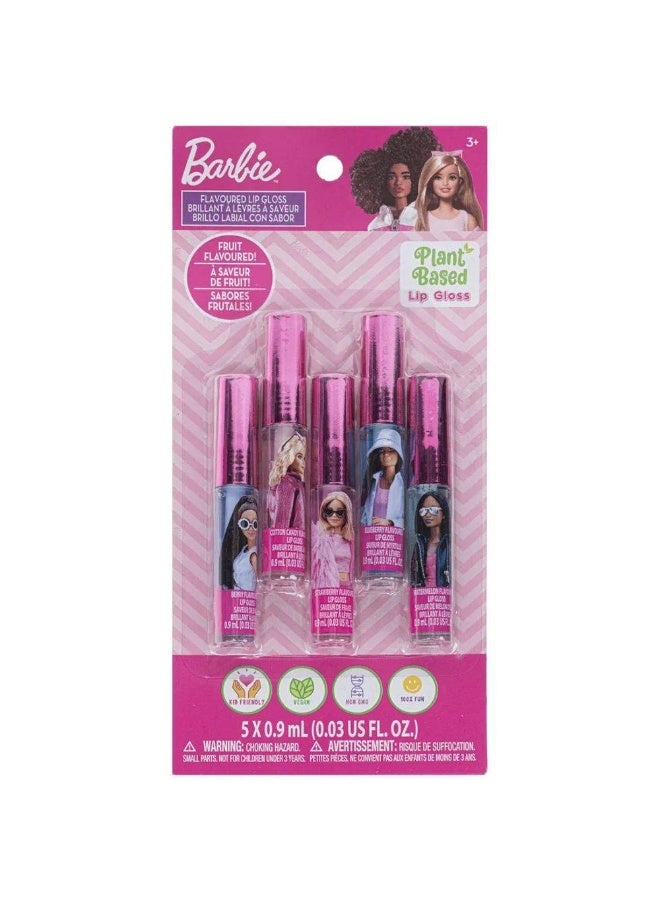 Townley Girl Barbie Flavoured Plant Based Lip Gloss Set (4.5 ml)
