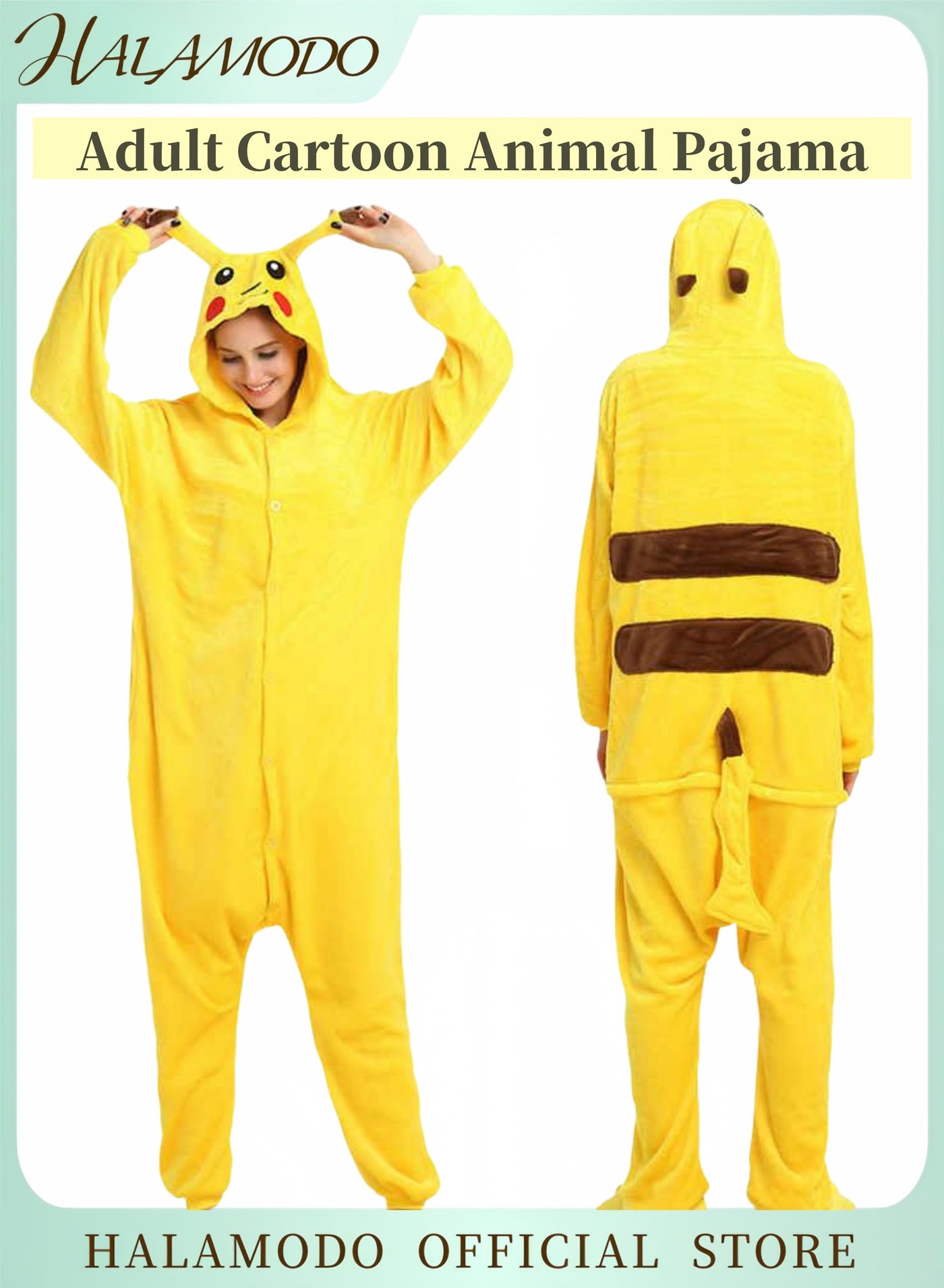 Adults One Piece Pajamas Cartoon Animal Pattern Onesize Pajamas Eye Catching Cosplay Party Costume Ideal as Birthday Gift or Casual Sleepwear for Boys and Girls
