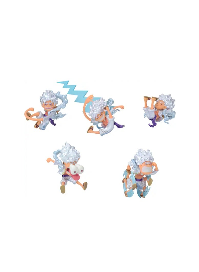 Banpresto One Piece Gear 5 Luffy World Collectable Mini Figure 2.8 Inch - Styles May Vary