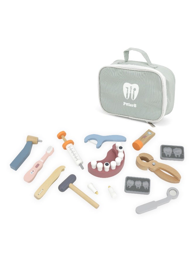 Kids Dentist Set – 25-Piece Pretend Play Dental Kit with Tools & Teeth, 3+