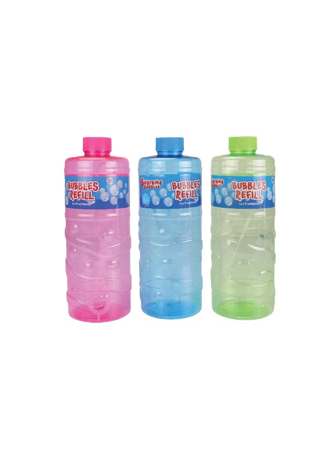 64Oz Bubble Refill With Wand, 3Astd
