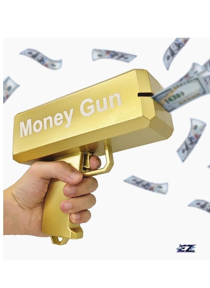 Handheld Money Gun Cash Shooter for Parties & Events | Fun Paper Toy for Celebrations, Photoshoots, and Themed Parties | Ideal for Birthdays, Weddings, Festivals, and Special Occasions | Unique Party Favor Gift Idea