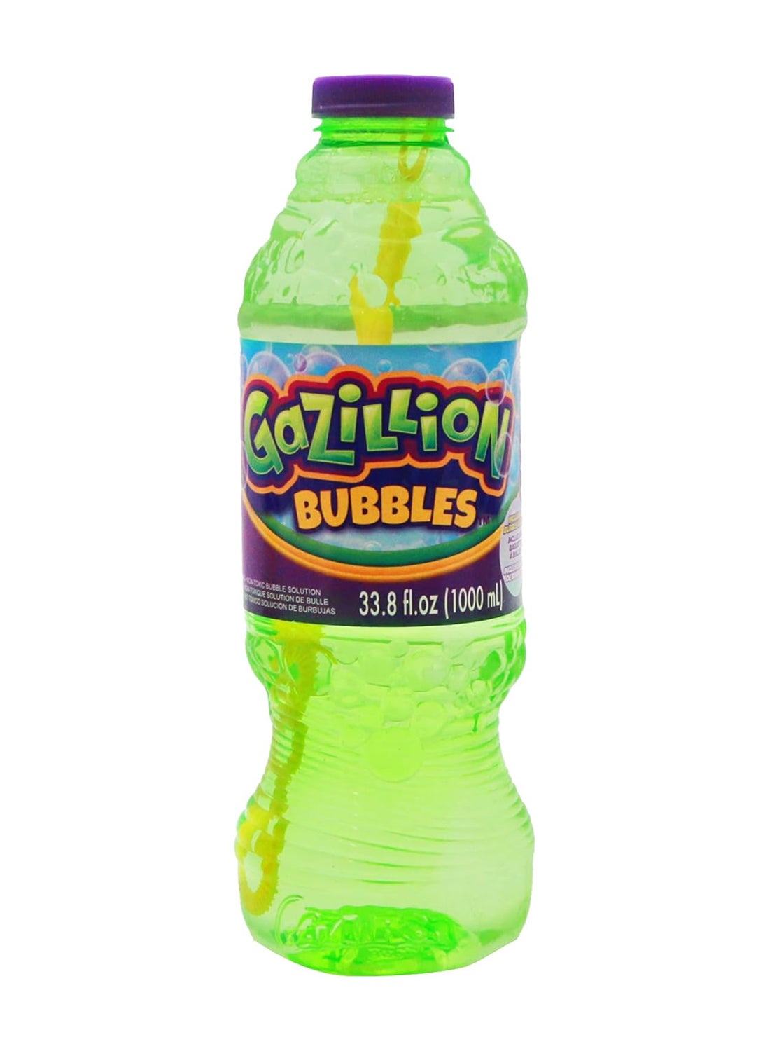 Gazillion Bubbles Solution – 1000ml Refill for Bubble Machines & Toys