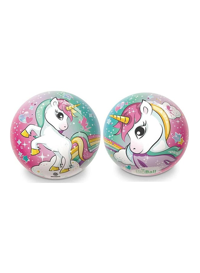 Mondo Eco Friendly Inflatable PVC Ball Unicorn 23cm I 3 Years Plus I Tear Resistant Material Child Friendly Material