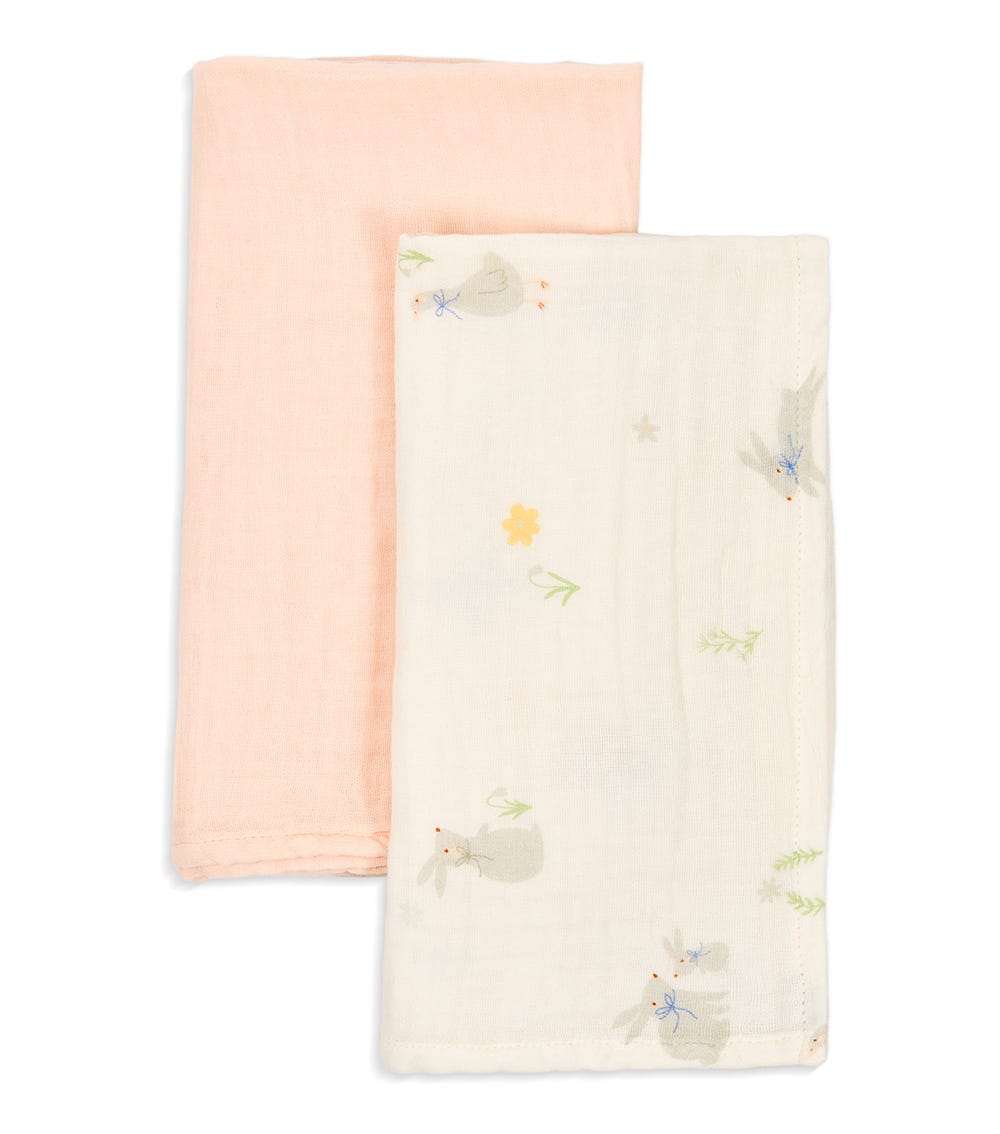 Nursery Pack Of 2  Muslin Cloth A_Osz_Multi