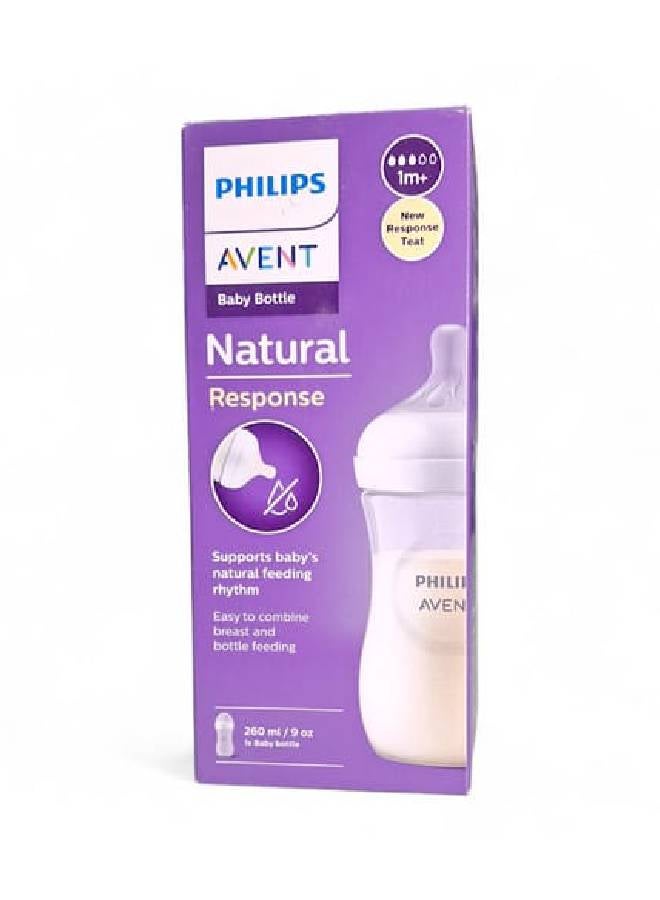Natural 3.0 Feeding Bottle 260 ML, White