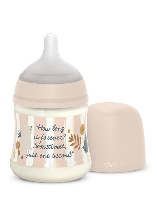Polyamide Baby Feeding Bottle With Slow-Flow Physiological Nipple Teat, Mimics Natural Breastfeeding Experience, 0+ Months 150Ml - Pink