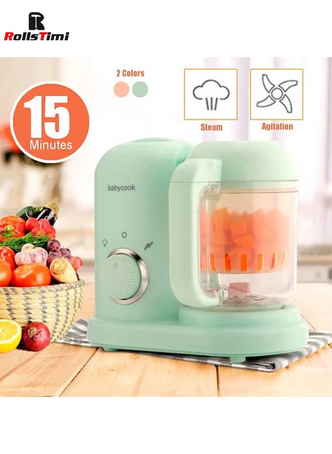Shatterproof Electric Steam Multi function Baby Food Processor, Green